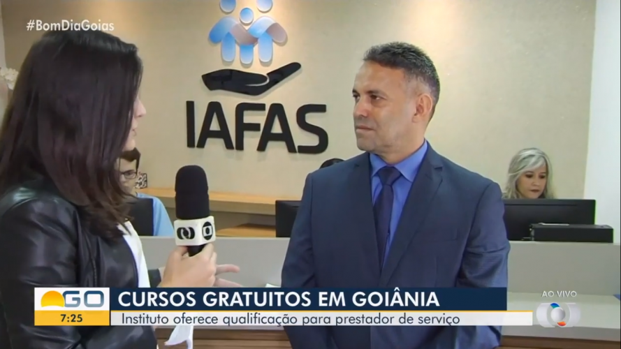 IAFAS | IAFAS no Bom Dia GoiÃ¡s - 26/11/2019